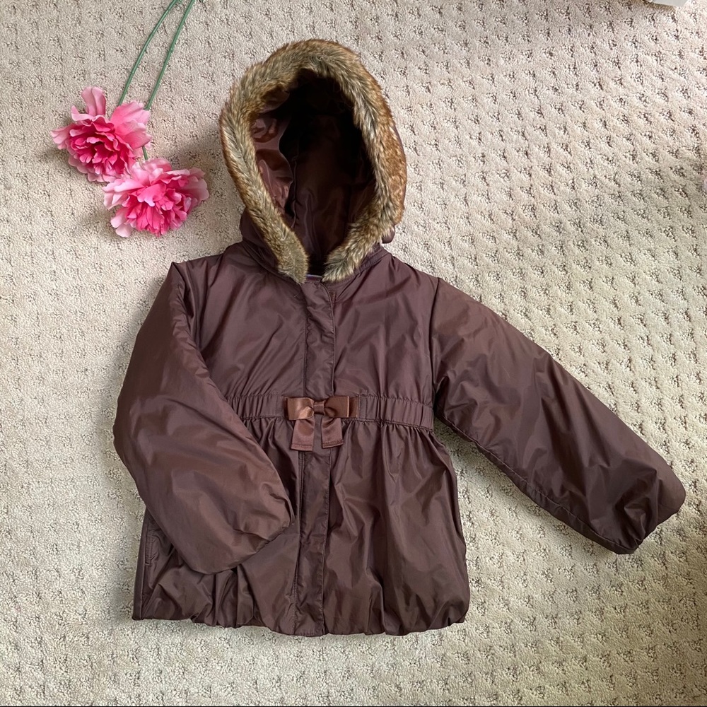 Gymboree Faux Fur Trim Jacket (4T-5T)